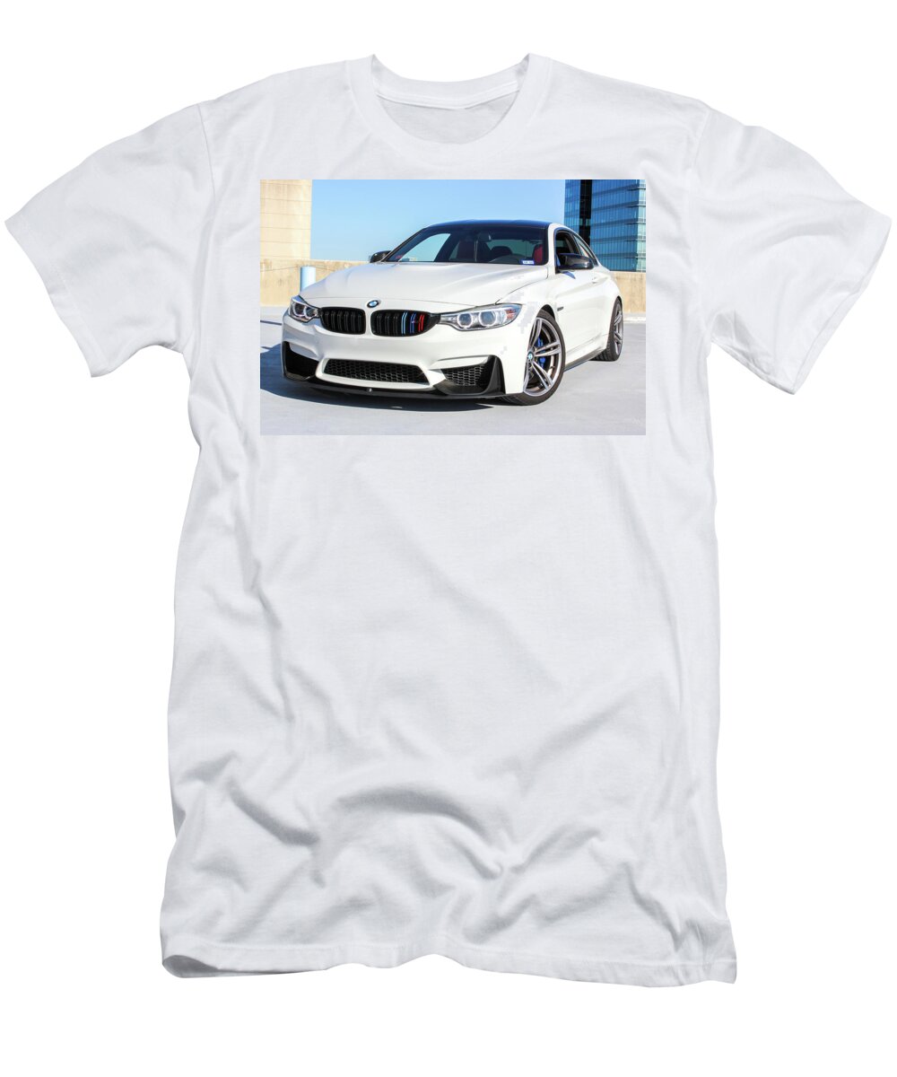 Bmw M4 T-Shirt featuring the photograph Bmw M4 by Rocco Silvestri