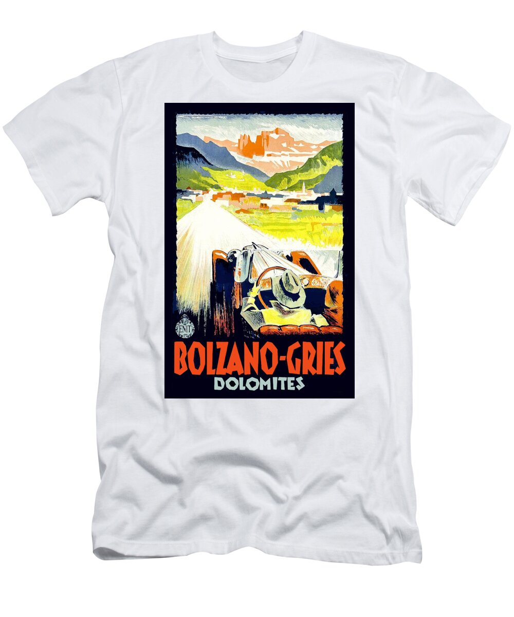 Bolzano T-Shirt featuring the digital art Bolzano Gries by Long Shot