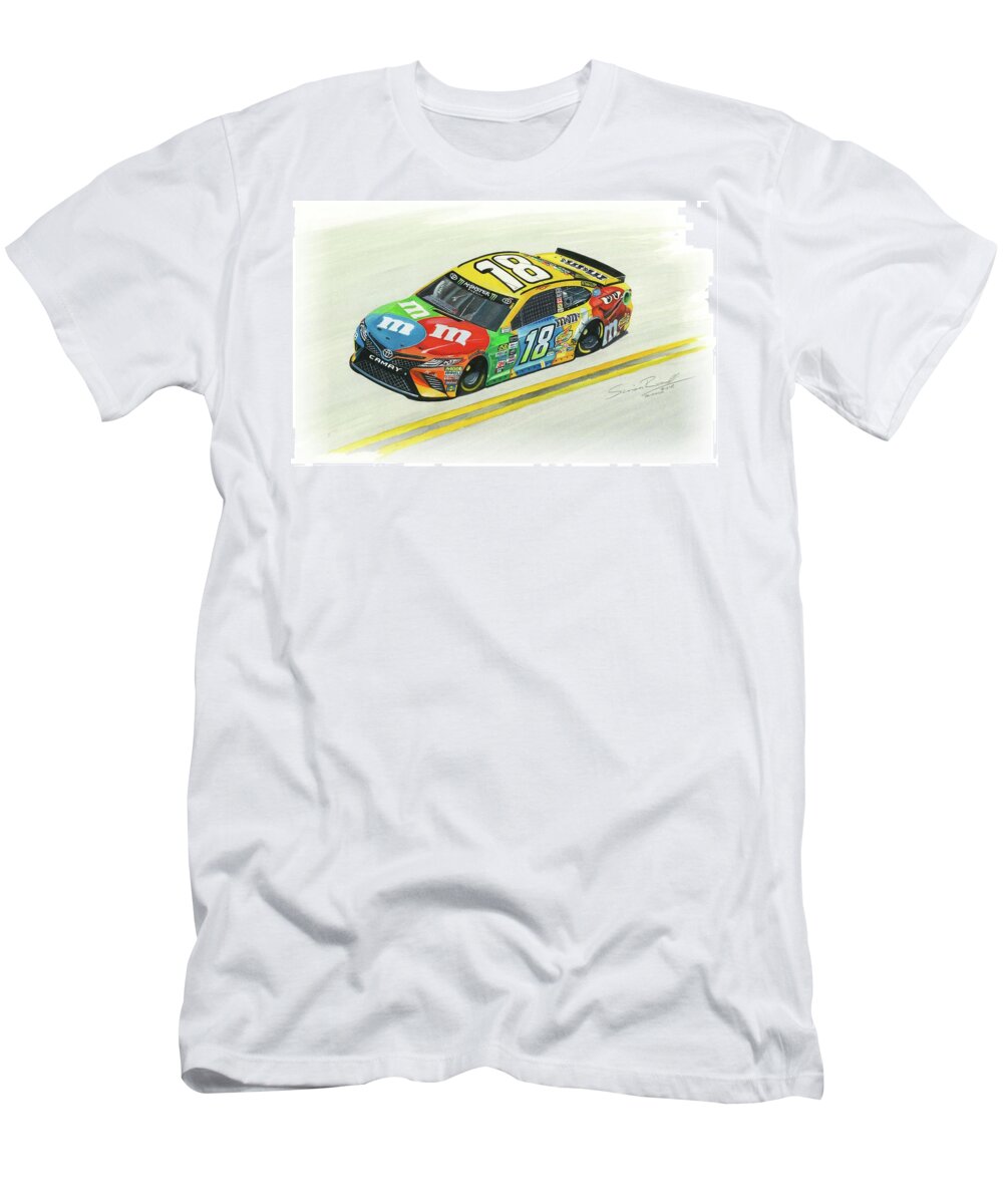 Watercolour T-Shirt featuring the painting The Bottom Line by Simon Read