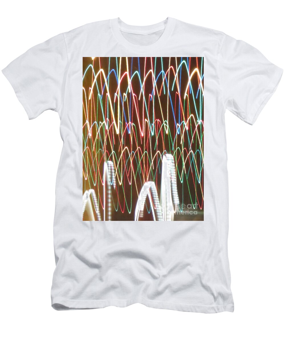 Op Art T-Shirt featuring the photograph Bounce Bounce by World Reflections By Sharon