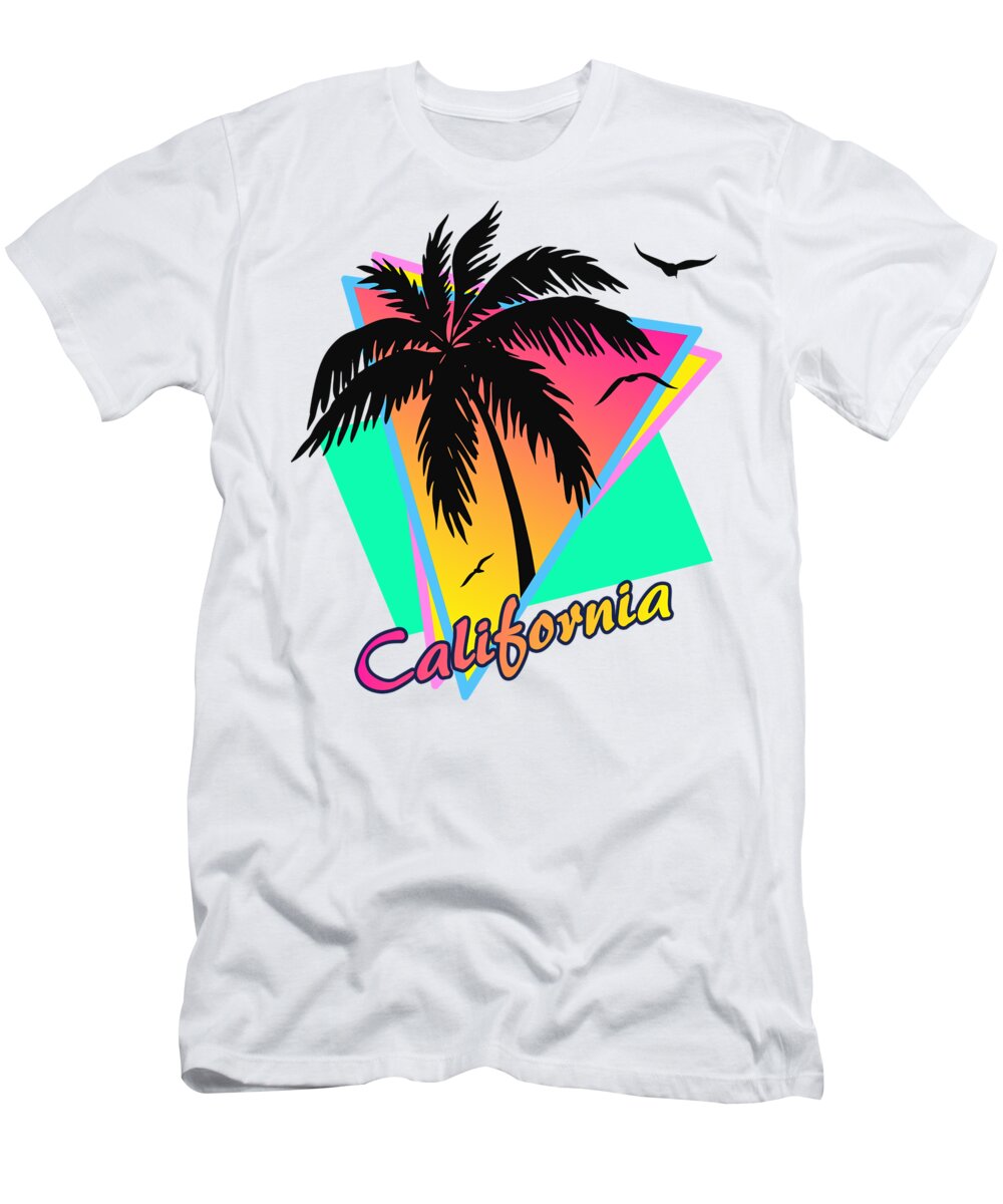 California T-Shirt featuring the digital art California by Filip Schpindel