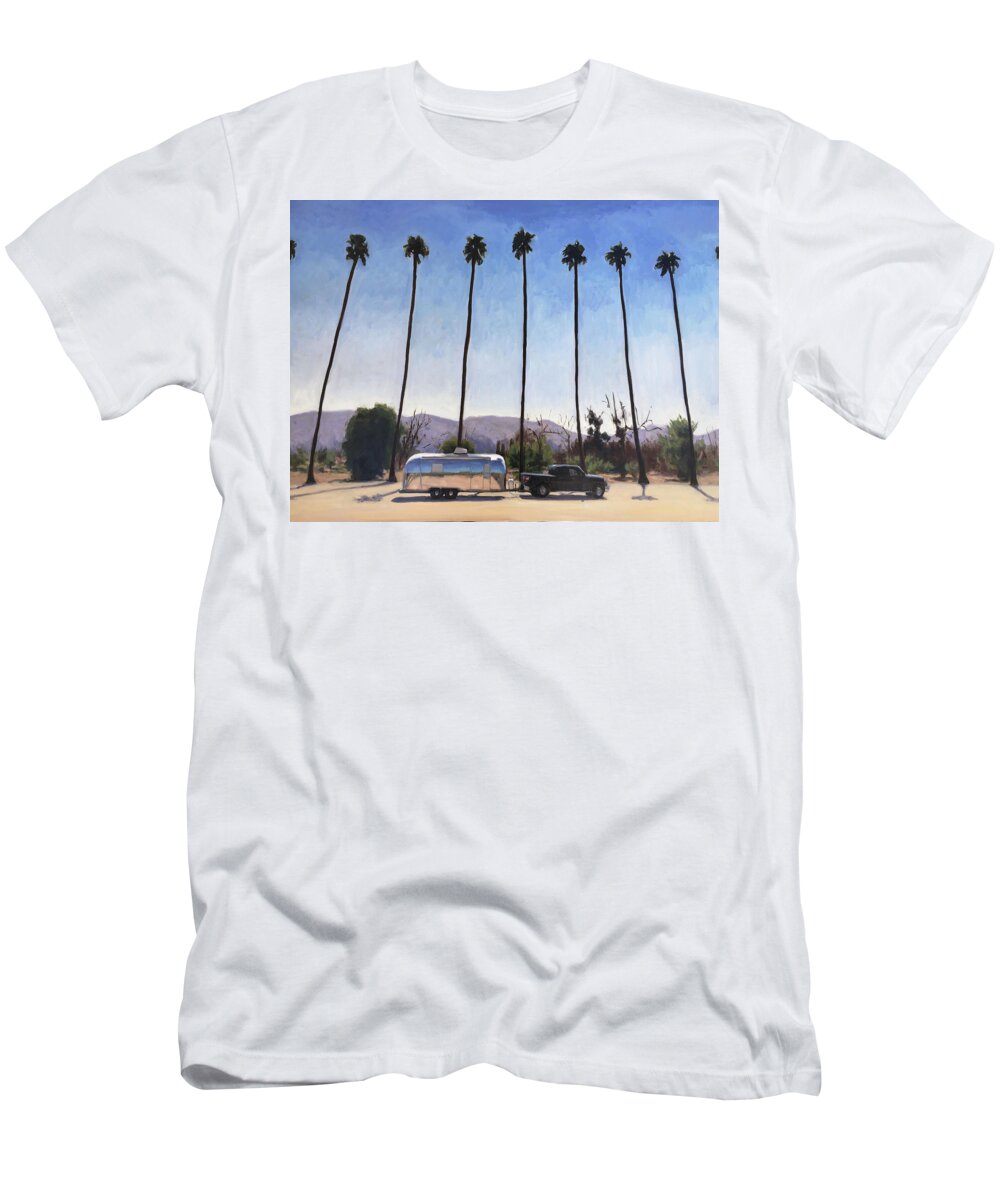 California T-Shirt featuring the painting California Honeymoon by Elizabeth Jose