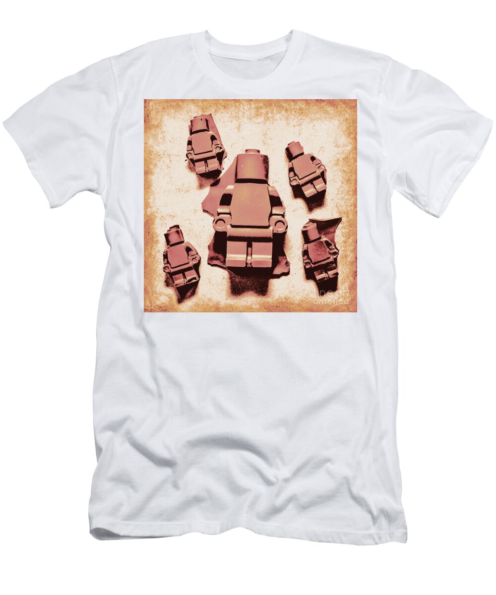 Baking T-Shirt featuring the photograph Choc-a-bots by Jorgo Photography