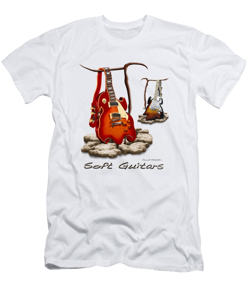 T-shirt T-Shirt featuring the photograph Classic Soft Guitars by Mike McGlothlen