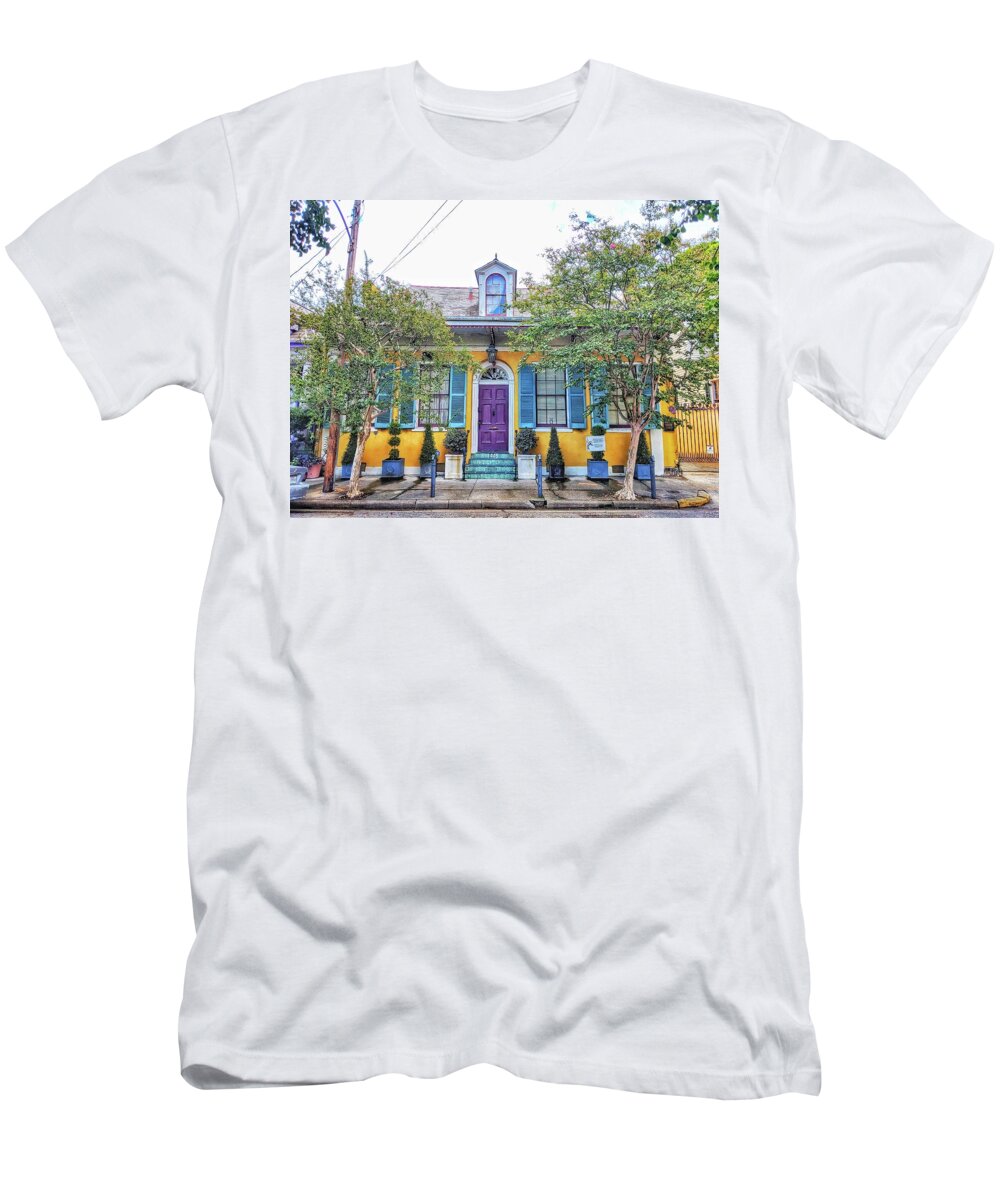 New Orleans T-Shirt featuring the photograph Colorful NOLA by Portia Olaughlin