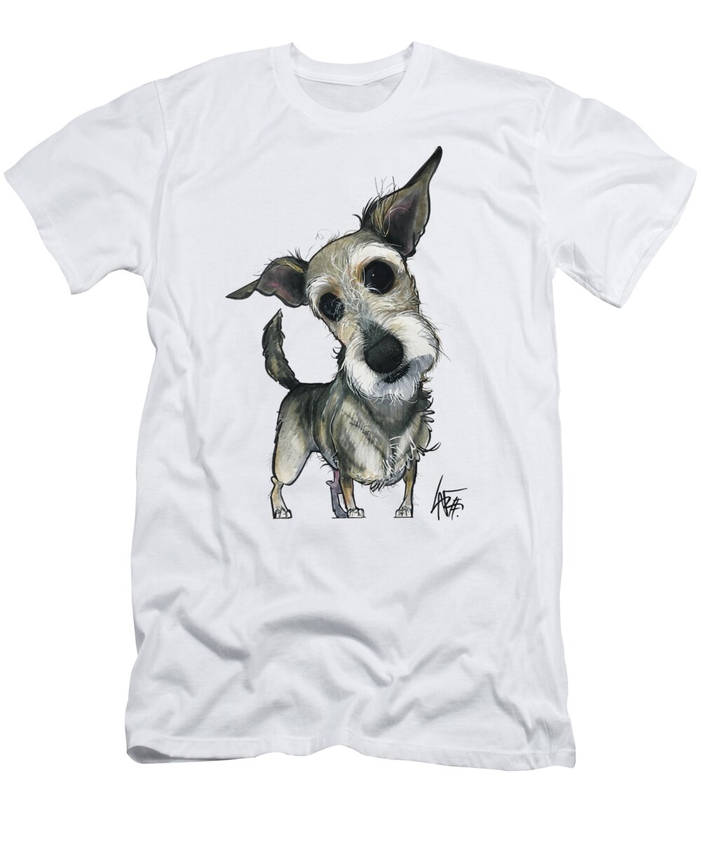 Copeland 4644 T-Shirt featuring the drawing Copeland 4644 by Canine Caricatures By John LaFree