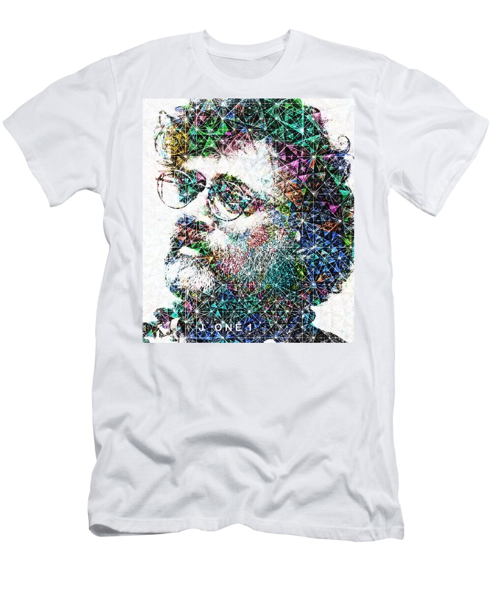 Terence T-Shirt featuring the photograph Cosmic Terence Mckenna by J U A N - O A X A C A