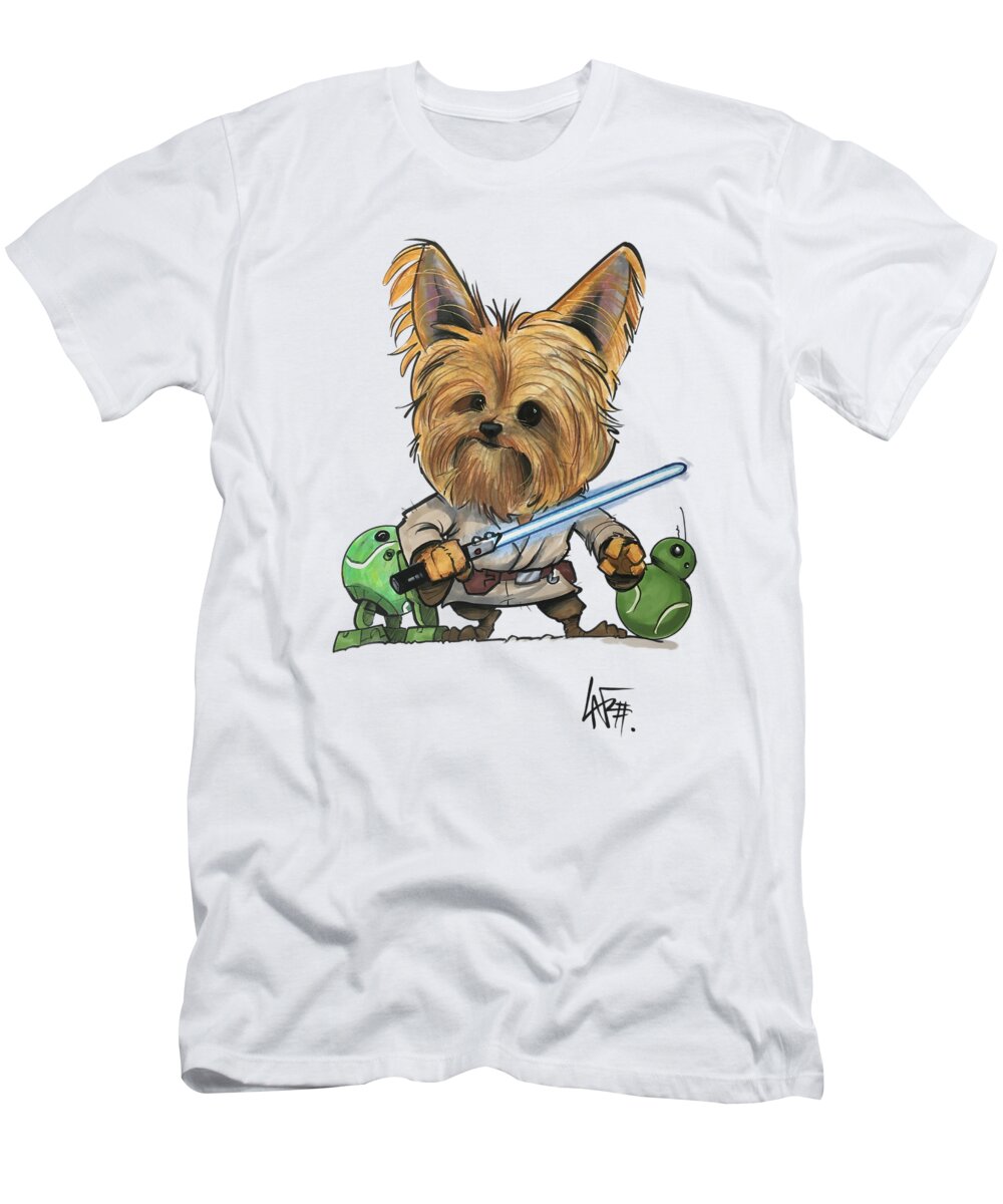 Cramer T-Shirt featuring the drawing Cramer 4185 by Canine Caricatures By John LaFree