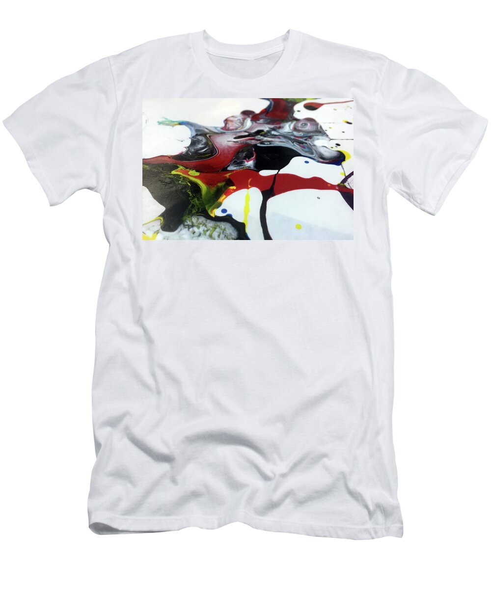 Crocodile Smile T-Shirt featuring the painting Crocodile Smile by James Pinkerton