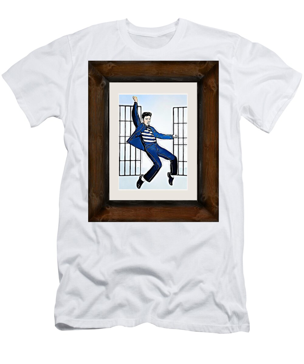 Elvis T-Shirt by Robert Kinser - Pixels Merch