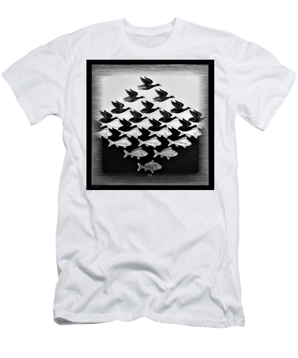 Maurits Cornelis Escher T-Shirt featuring the photograph Escher 115 by Rob Hans