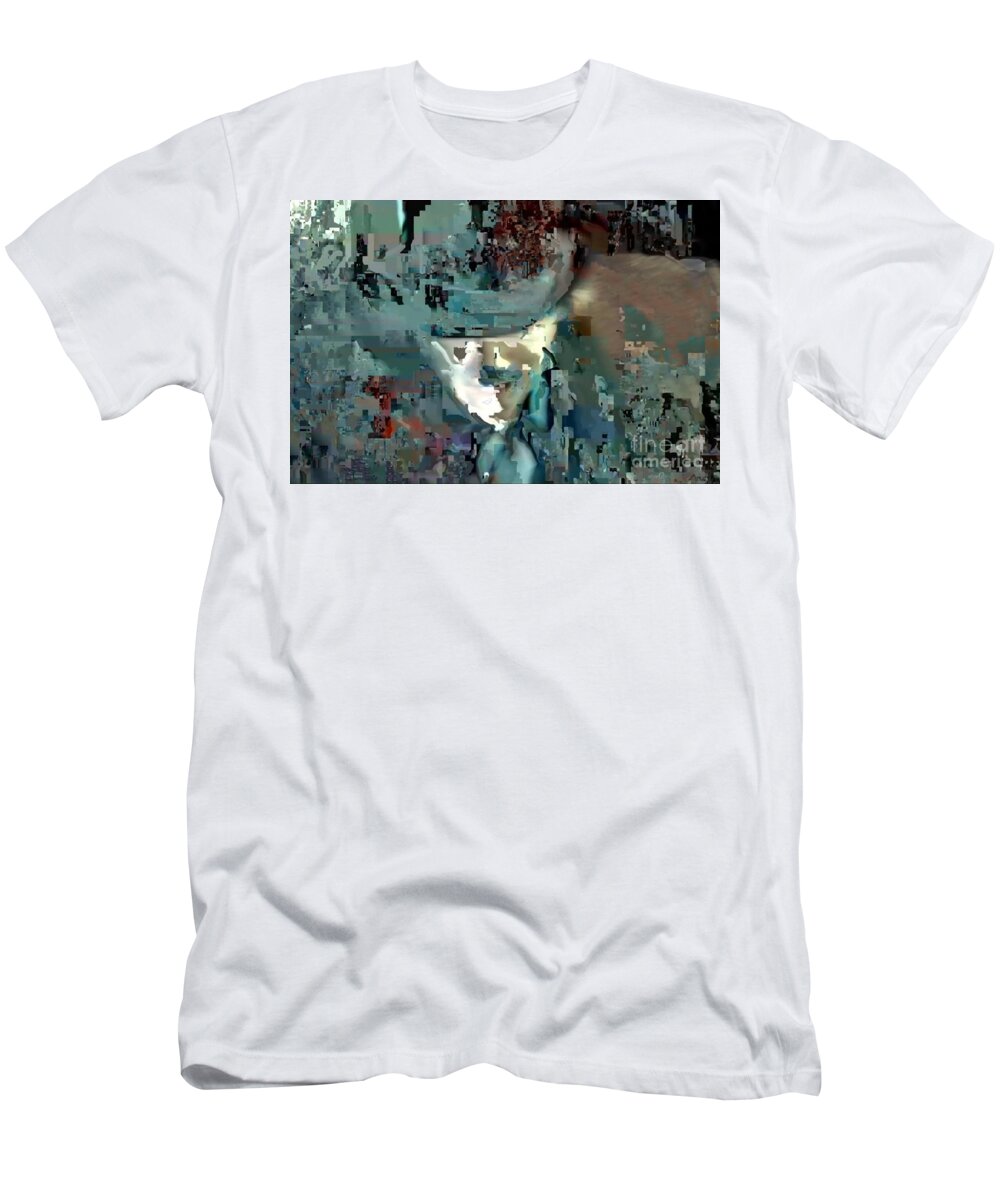Assembly T-Shirt featuring the painting Figure by Matteo TOTARO
