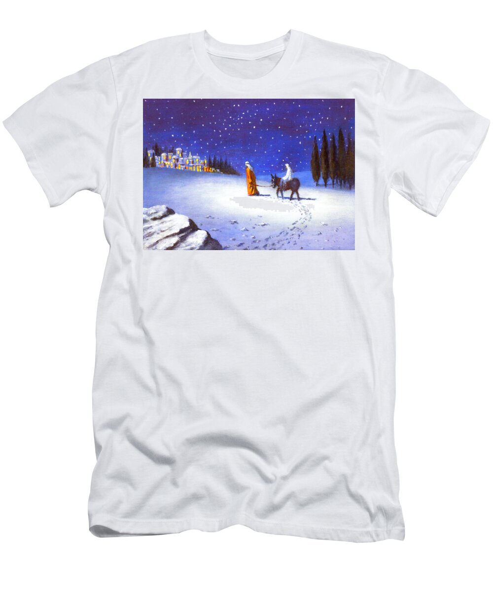 Snow T-Shirt featuring the photograph Flight into Snow by Munir Alawi