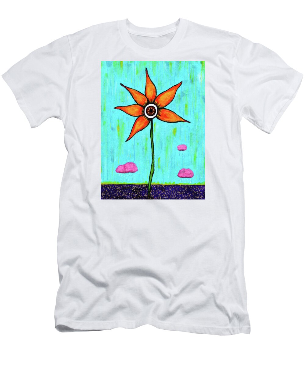 Landscape T-Shirt featuring the painting Floyd's Daydream by Meghan Elizabeth