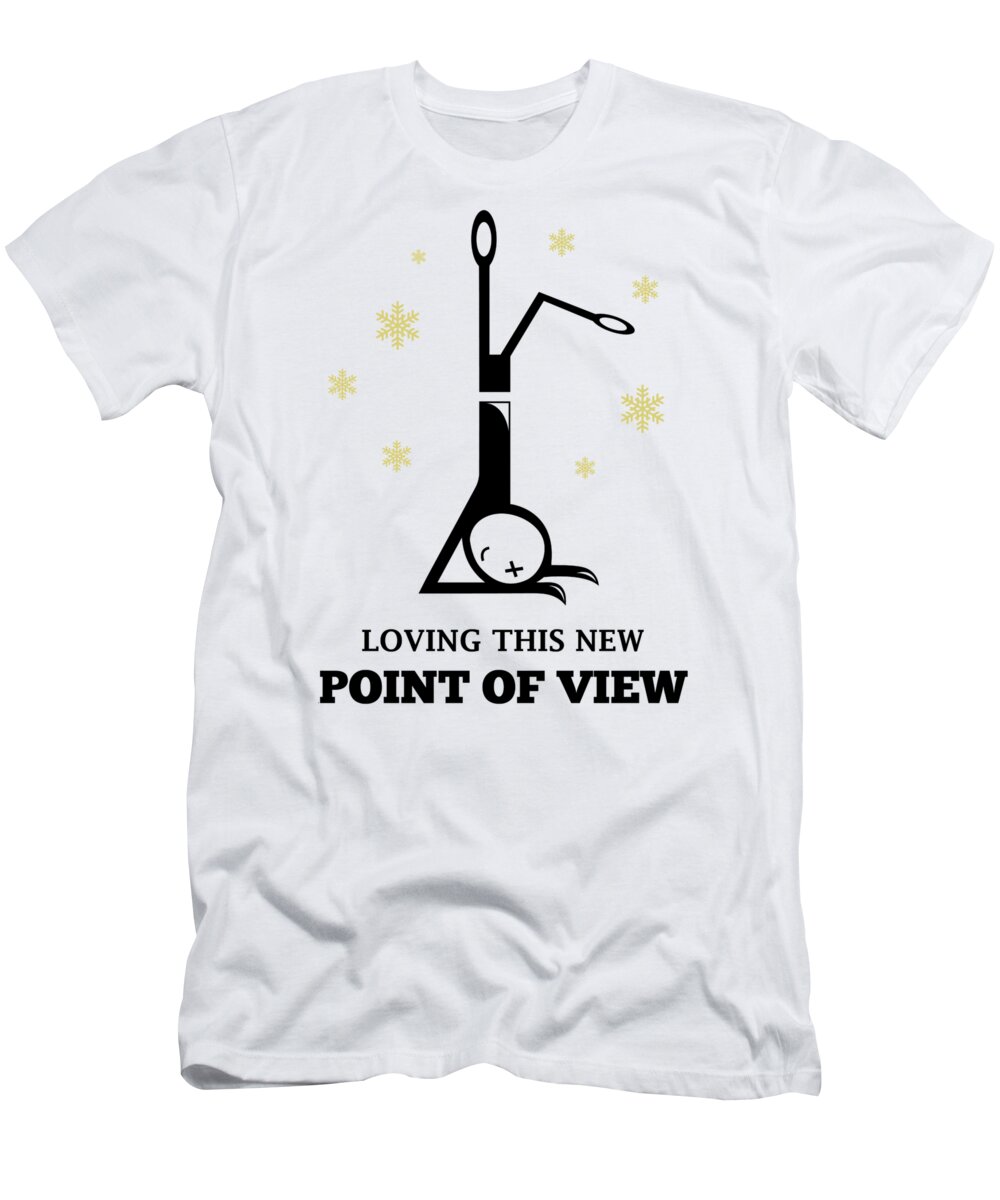 Funny Yoga Art for Women and Men Namaste Flexible Pose Light T-Shirt