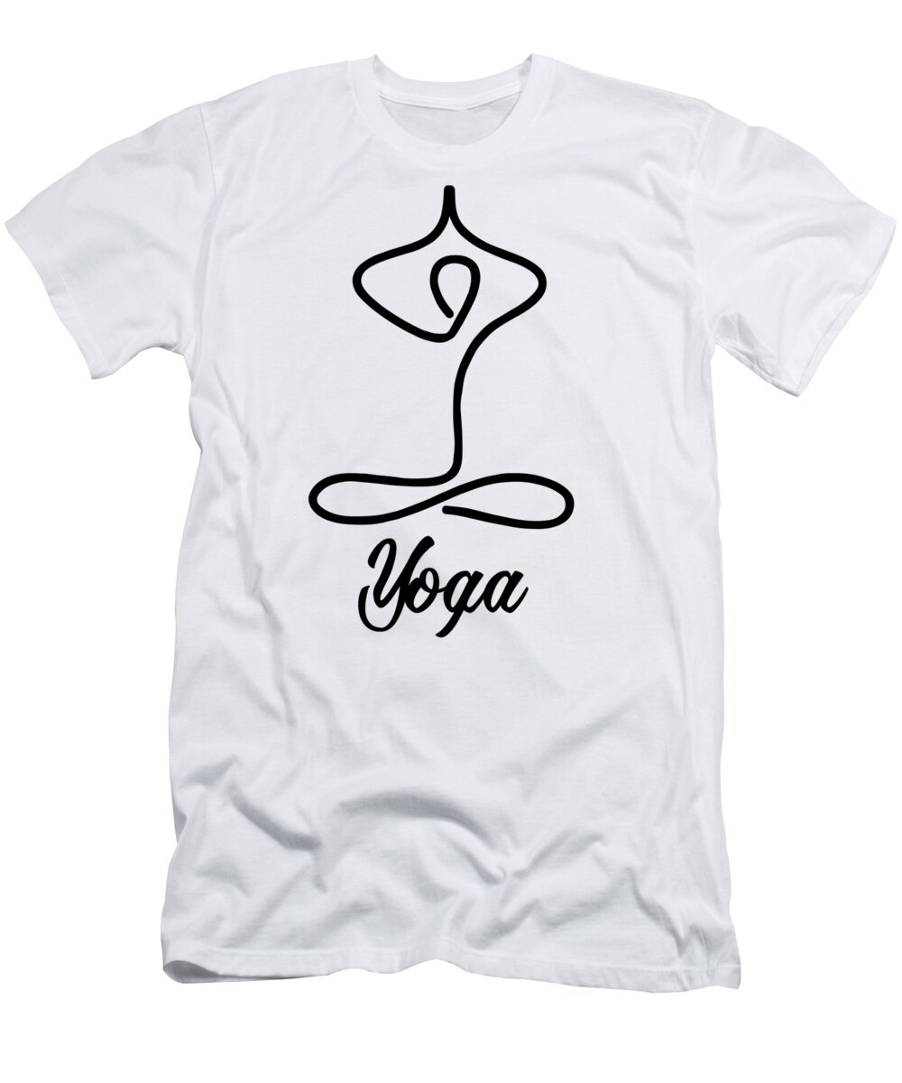Funny Yoga for Women Men Namaste Om Meditation Light T-Shirt by