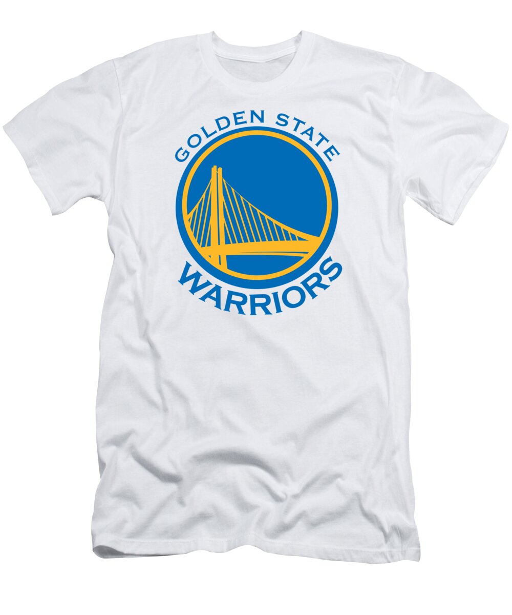 obligat Glow segment Golden State Warriors Basketball Club Logo T-Shirt by Deborah Young - Fine  Art America