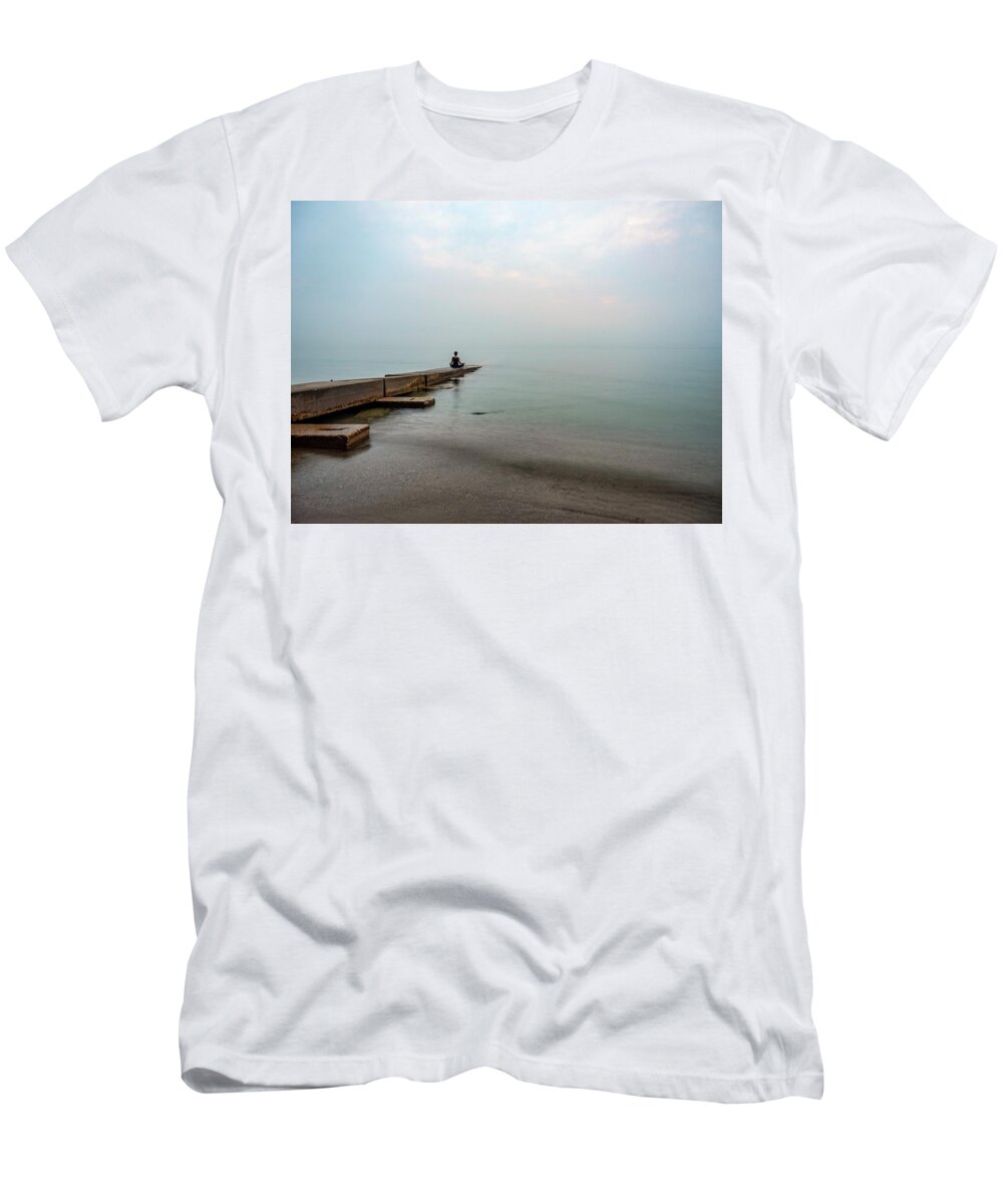 Serenity T-Shirt featuring the photograph Greet the morning by Kristine Hinrichs