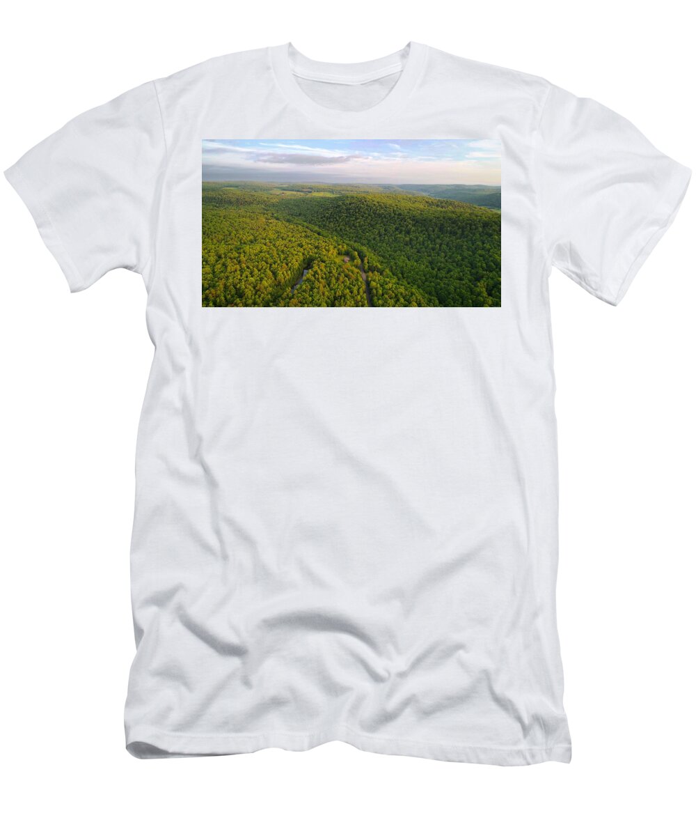 Hills T-Shirt featuring the photograph H I L L S by Anthony Giammarino
