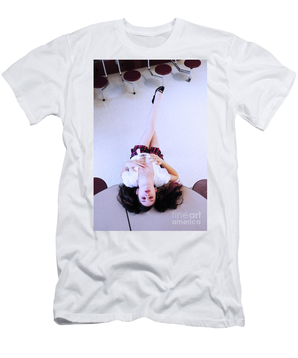 Girl T-Shirt featuring the photograph Have Me For Lunch by Robert WK Clark