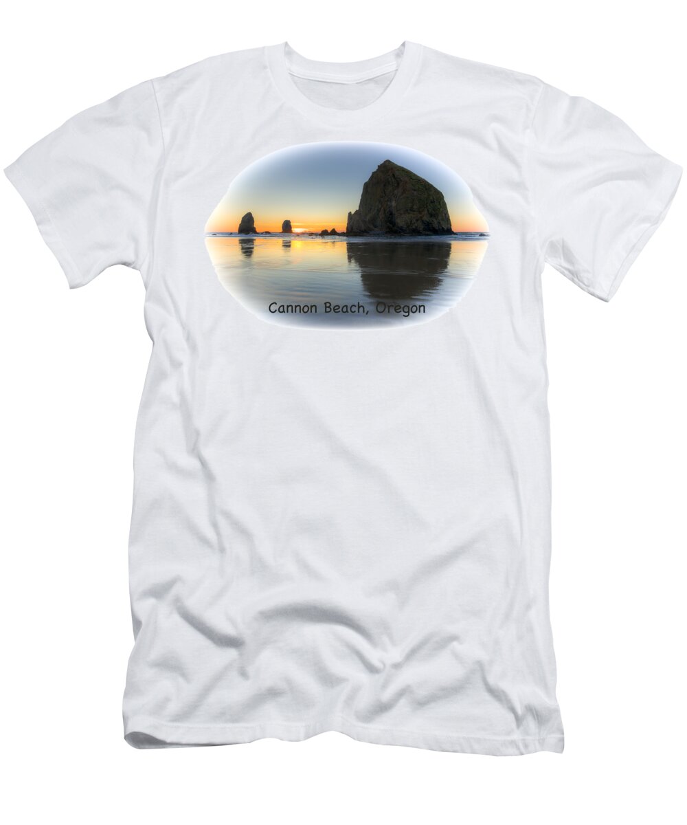 Haystack T-Shirt featuring the photograph Haystack Reflections 0704-2 by Kristina Rinell