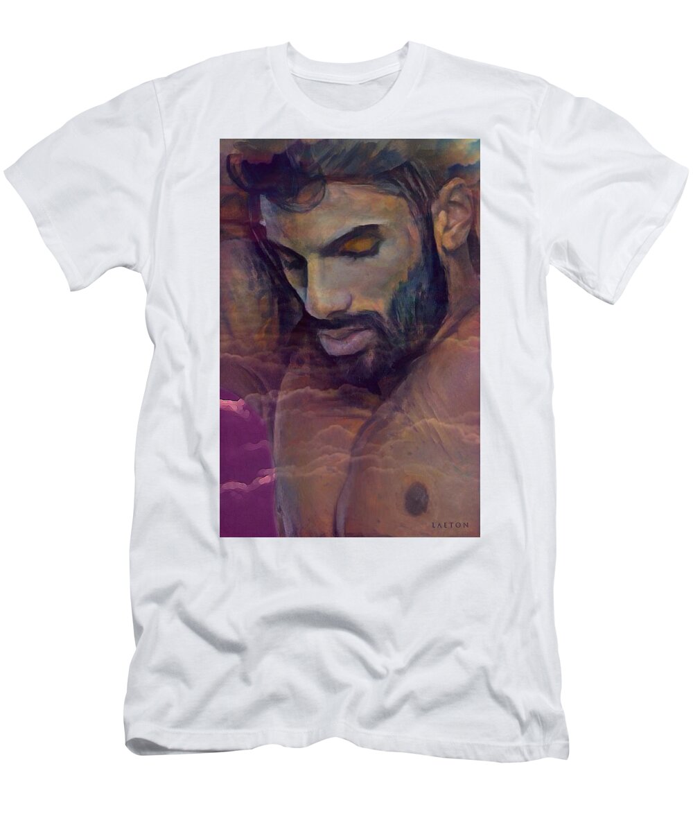 Sexy T-Shirt featuring the digital art Hiram by Richard Laeton