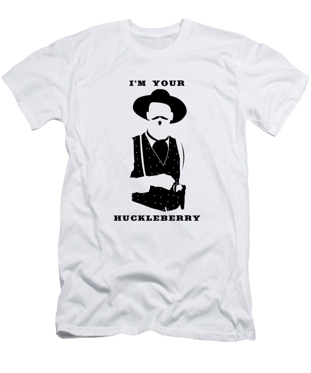 Tombstone T-Shirt featuring the digital art Huckleberry by Christopher Williams