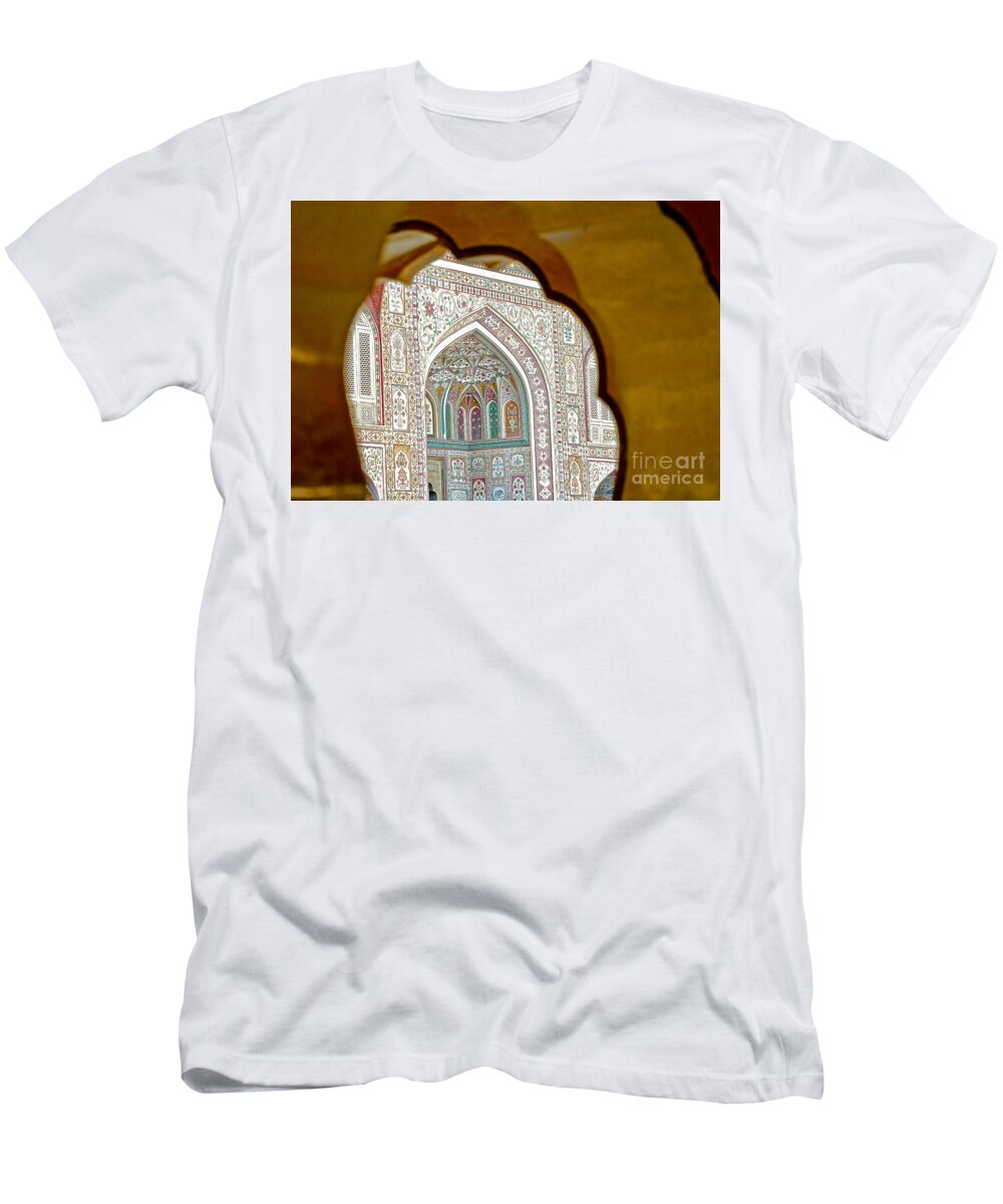 India T-Shirt featuring the photograph India Arches at the Taj by Michael Cinnamond