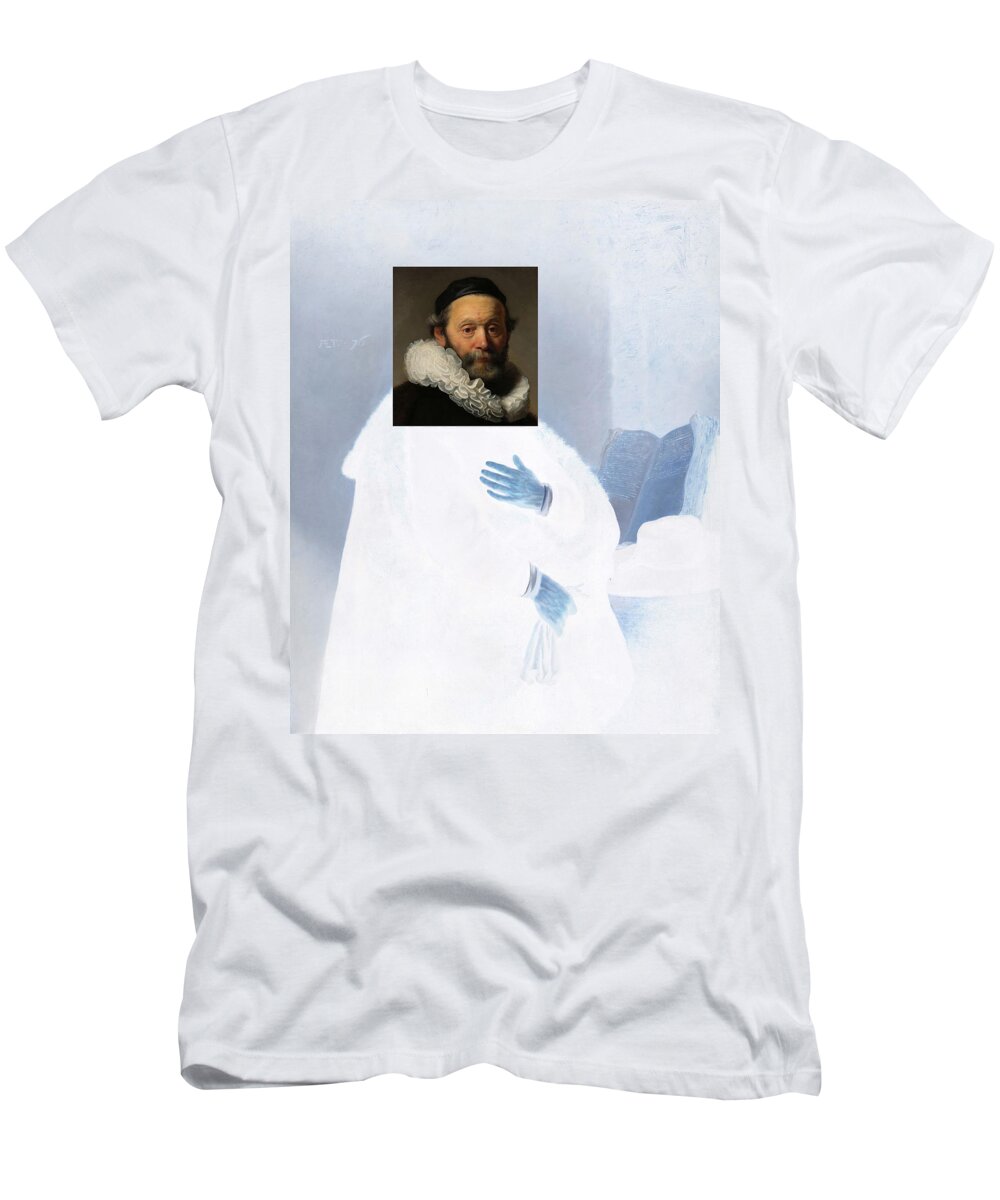 Postmodernism T-Shirt featuring the digital art Inv Blend 21 Rembrandt by David Bridburg