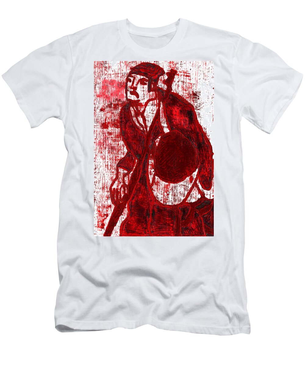 Japanese T-Shirt featuring the relief Japanese Pop Art Print 17f2 by Edgeworth Johnstone