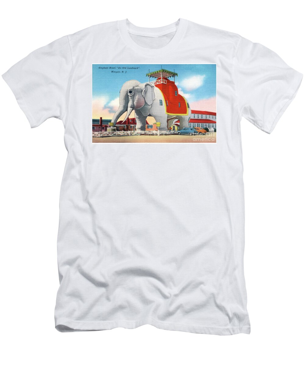Lbi T-Shirt featuring the photograph Lucy the Elephant by Mark Miller