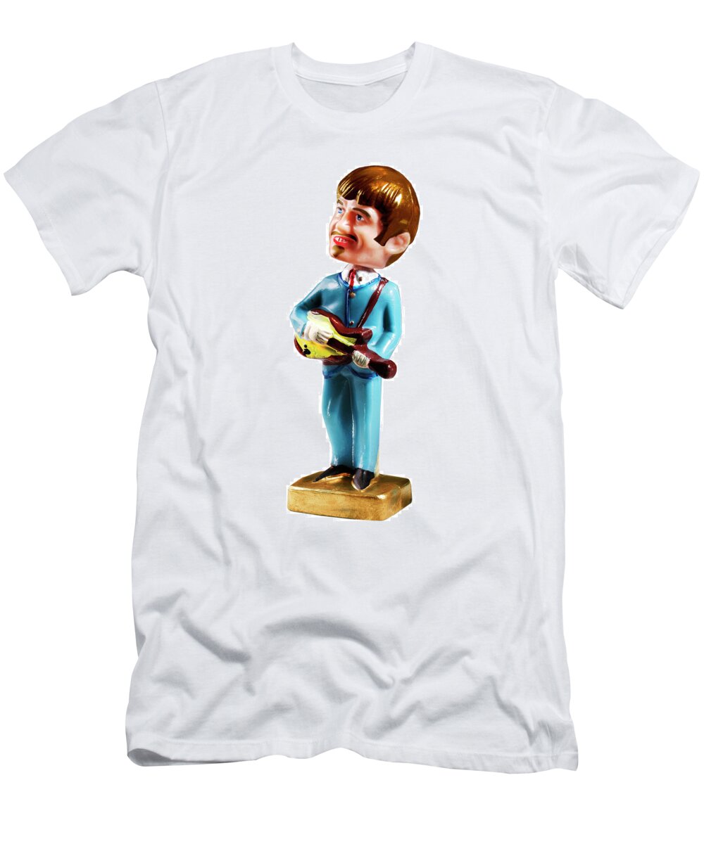 Adult T-Shirt featuring the drawing Man Playing Guitar by CSA Images