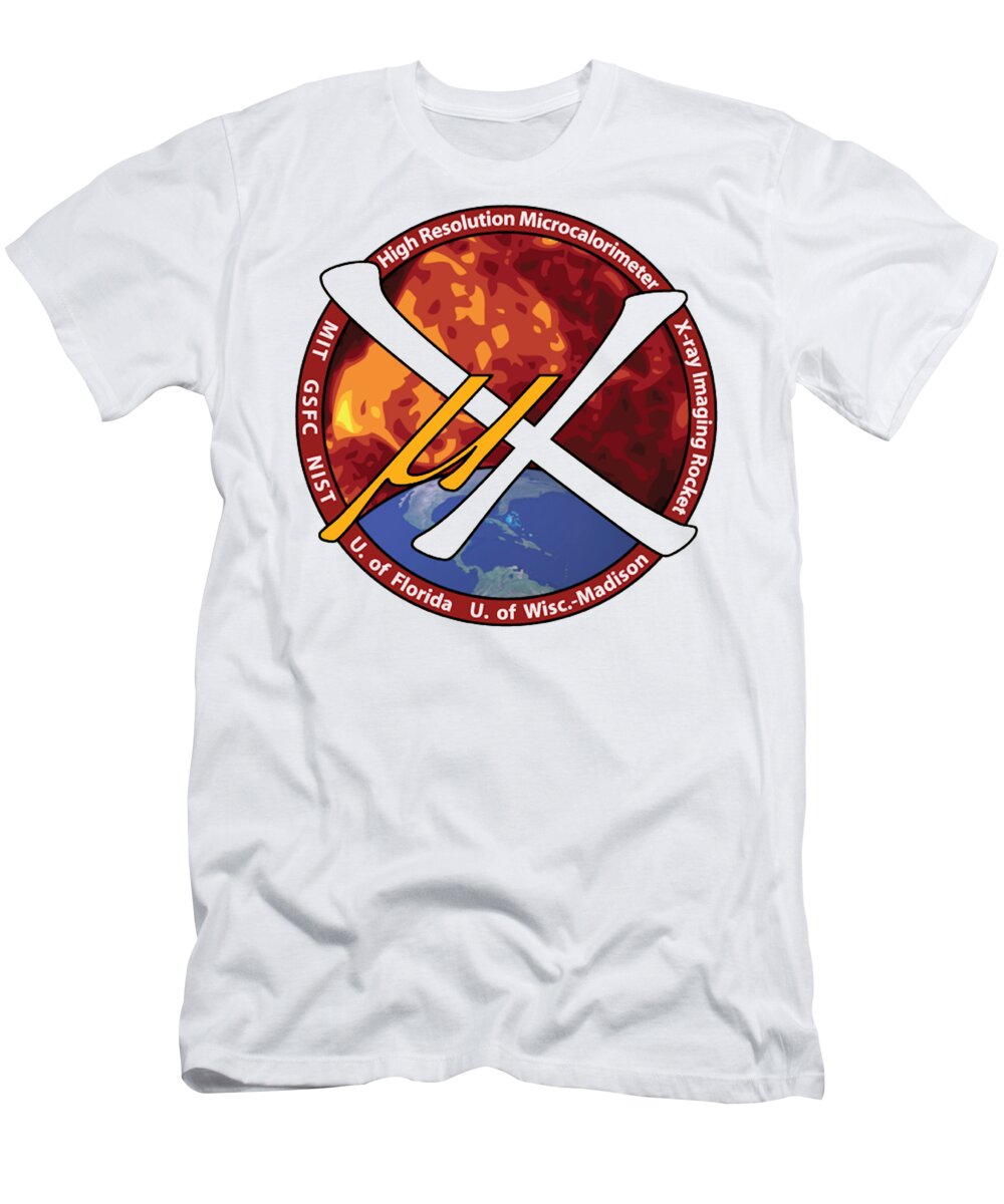 High Resolution T-Shirt featuring the digital art Micro-X Payload by Nikki Sandler