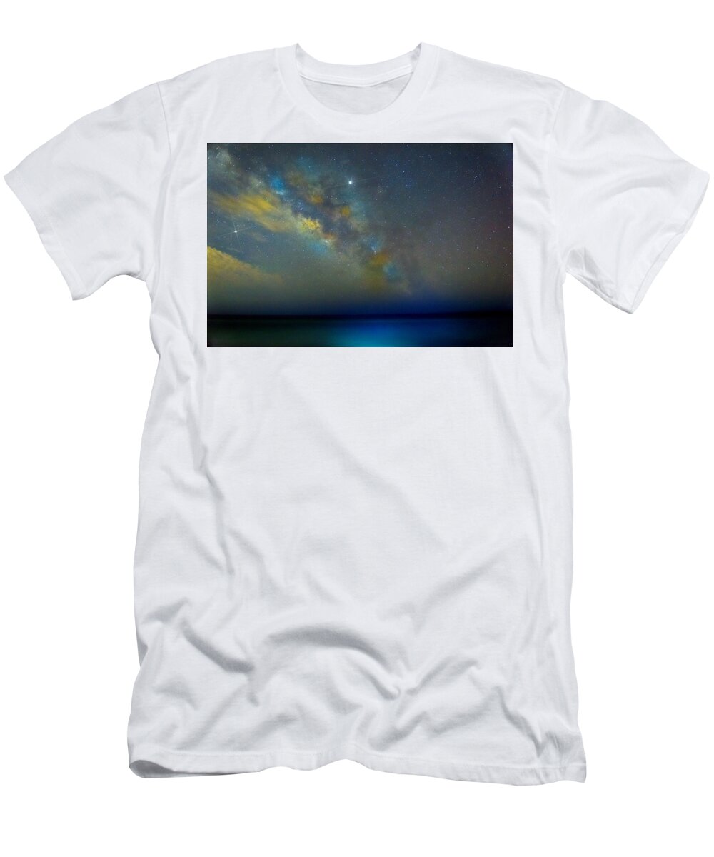 Florida T-Shirt featuring the photograph Milky Way by Richard Gehlbach