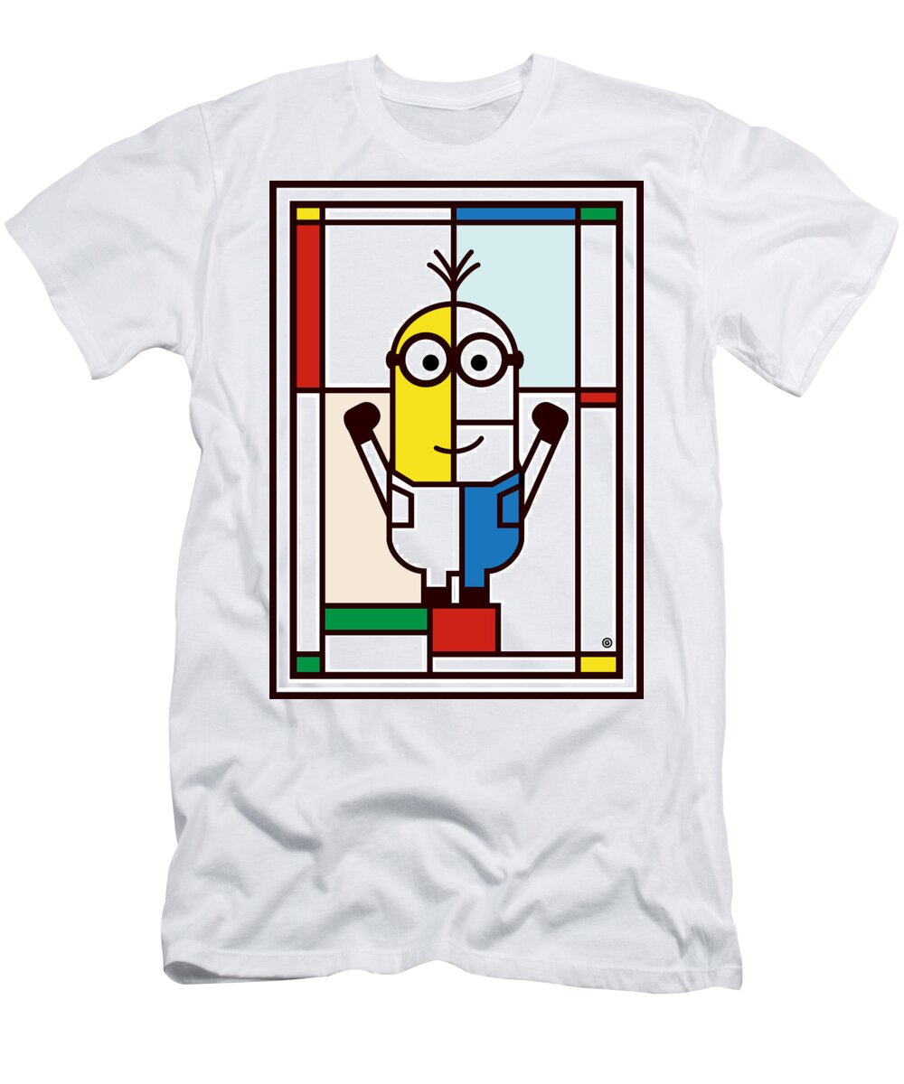 Mondrian T-Shirt by Gary Grayson - Instaprints