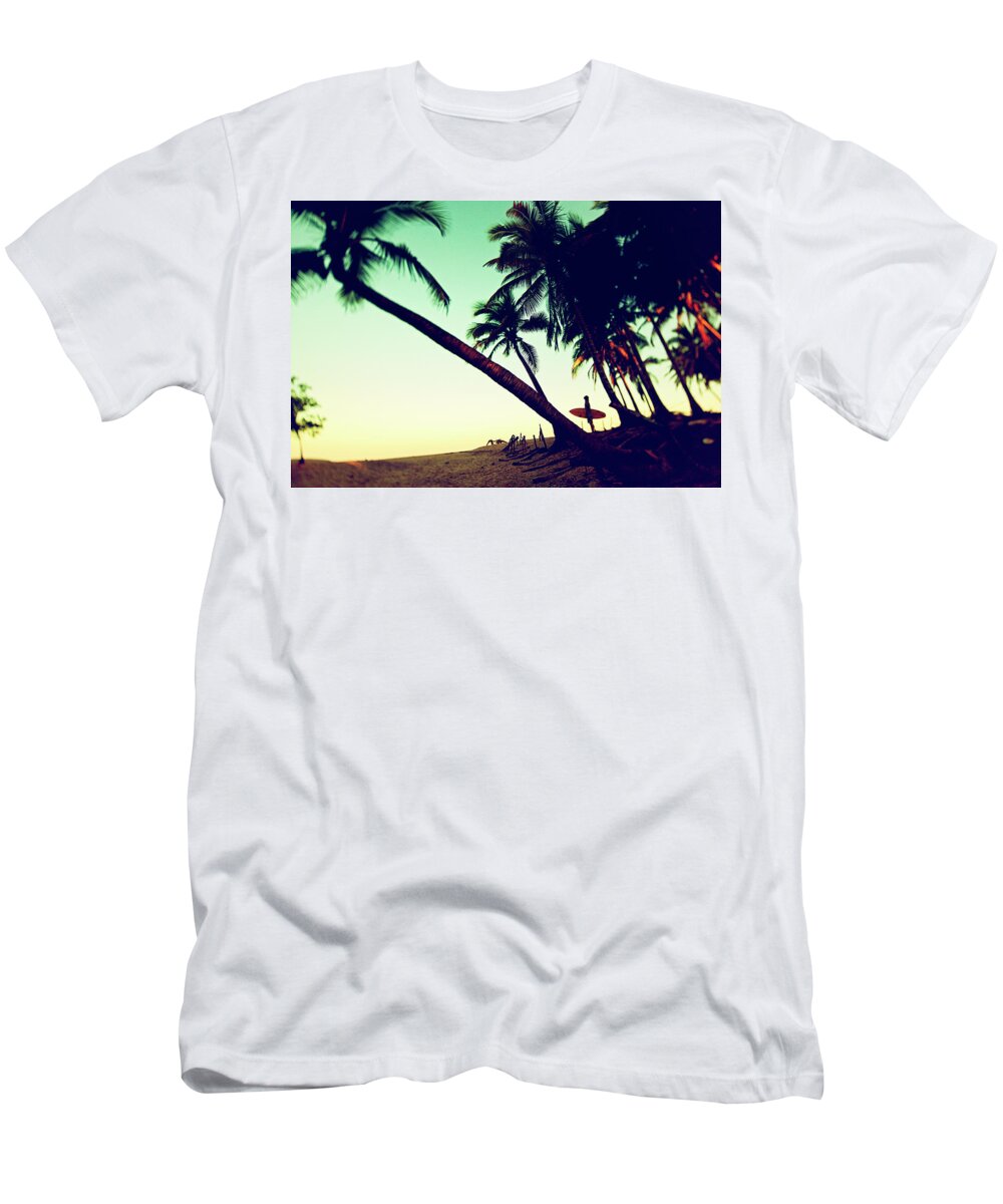 Surfing T-Shirt featuring the photograph Morning Gaze by Nik West