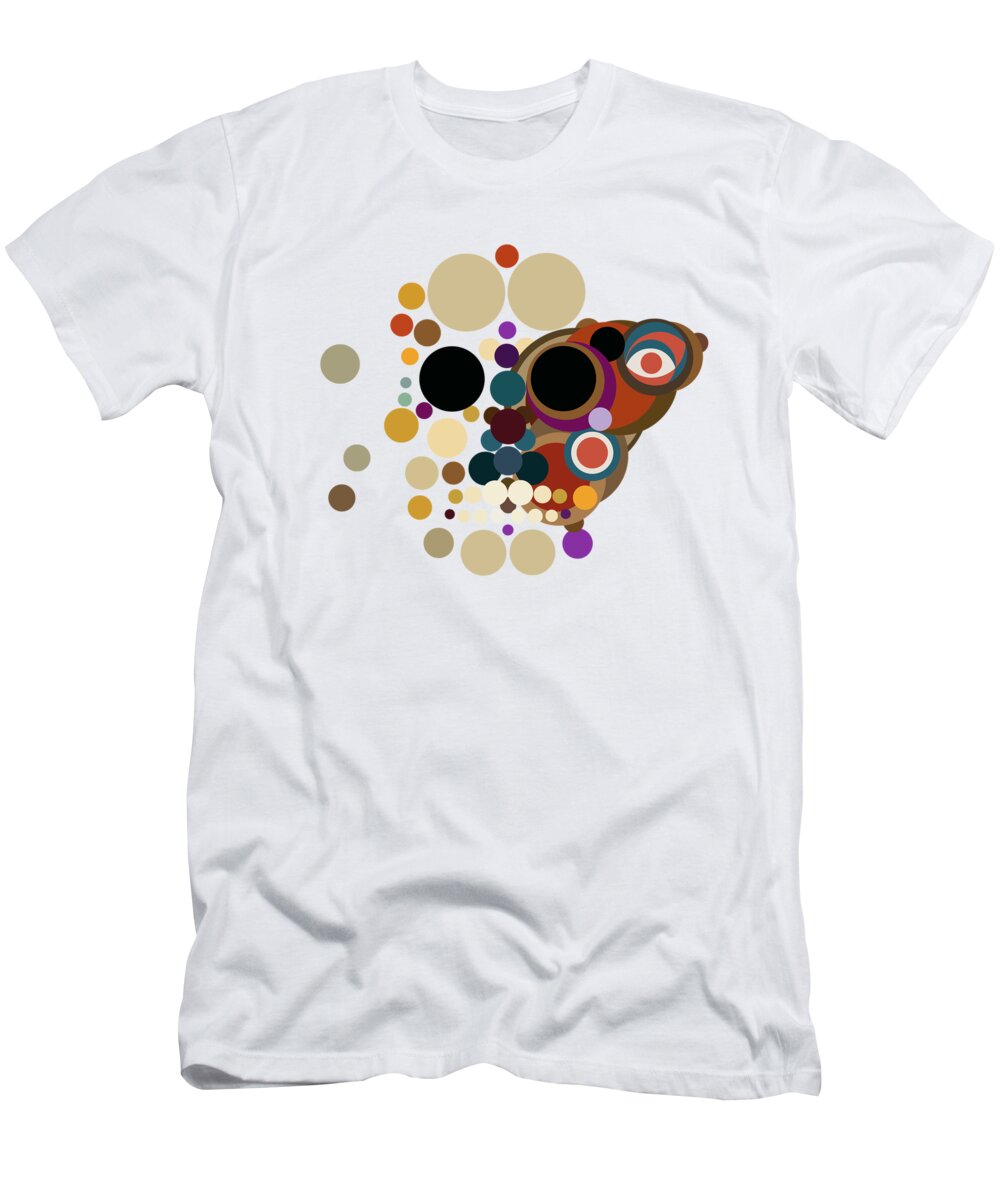 Surreal T-Shirt featuring the mixed media New Beginnings - Morphogenesis by Big Fat Arts