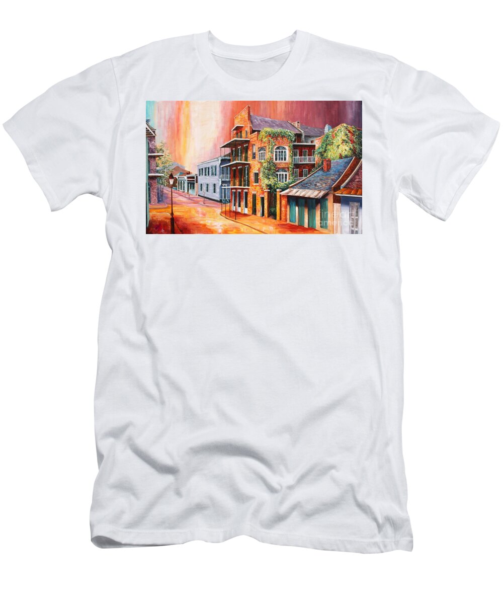 New Orleans T-Shirt featuring the painting New Orleans Summer by Diane Millsap