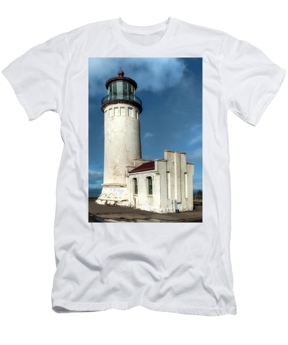 Fine Art T-Shirt featuring the photograph North Head Lighthouse, Fine Art Photograph by Greg Sigrist