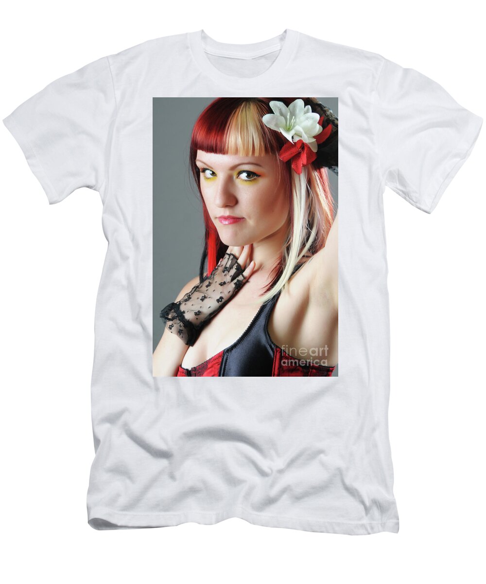 Girl T-Shirt featuring the photograph Okay Seriously by Robert WK Clark