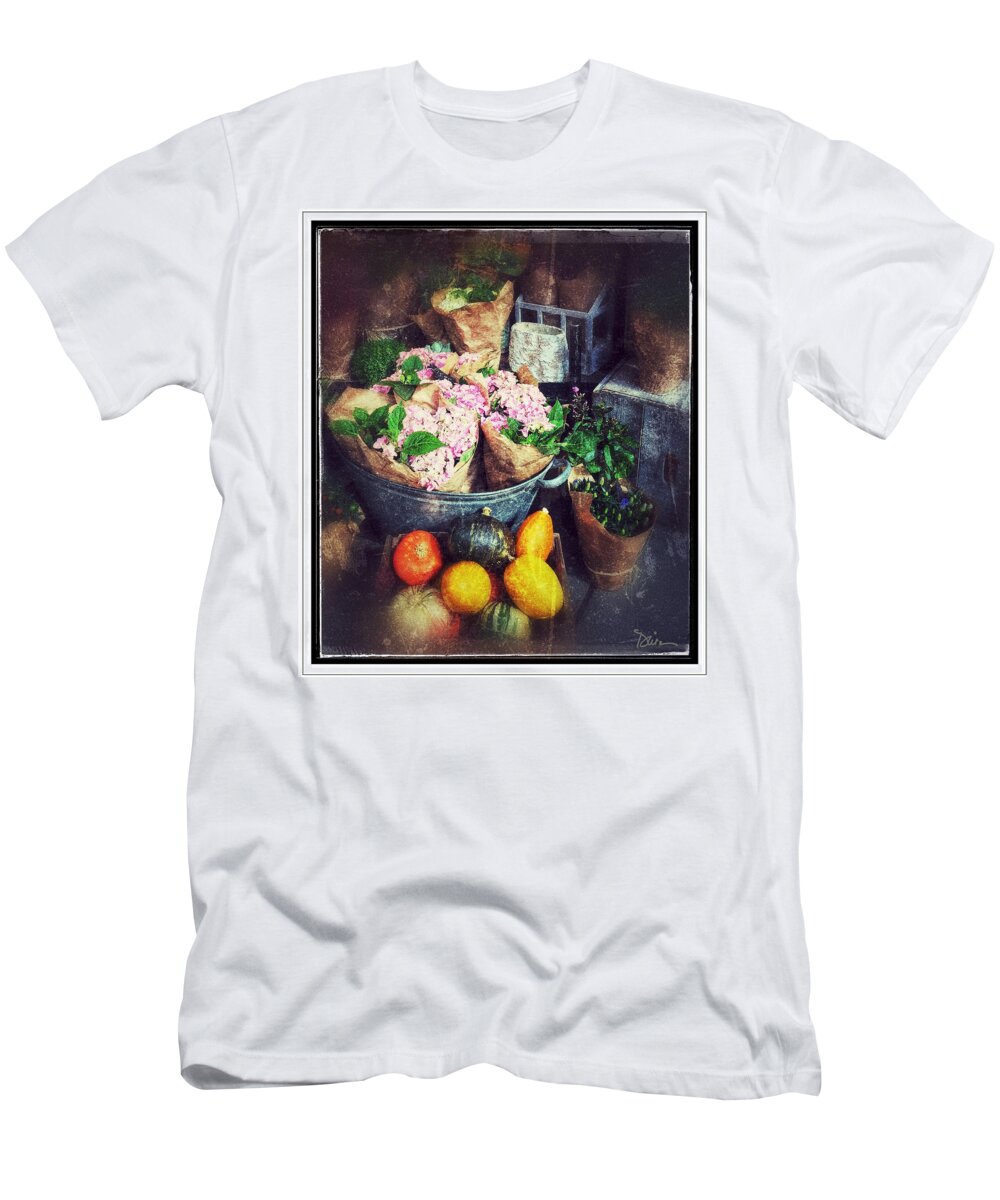 Fresh Produce T-Shirt featuring the photograph On Display by Peggy Dietz
