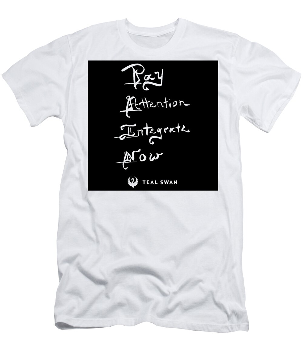 T-Shirt featuring the painting Pain Quote by Teal Eye Print Store