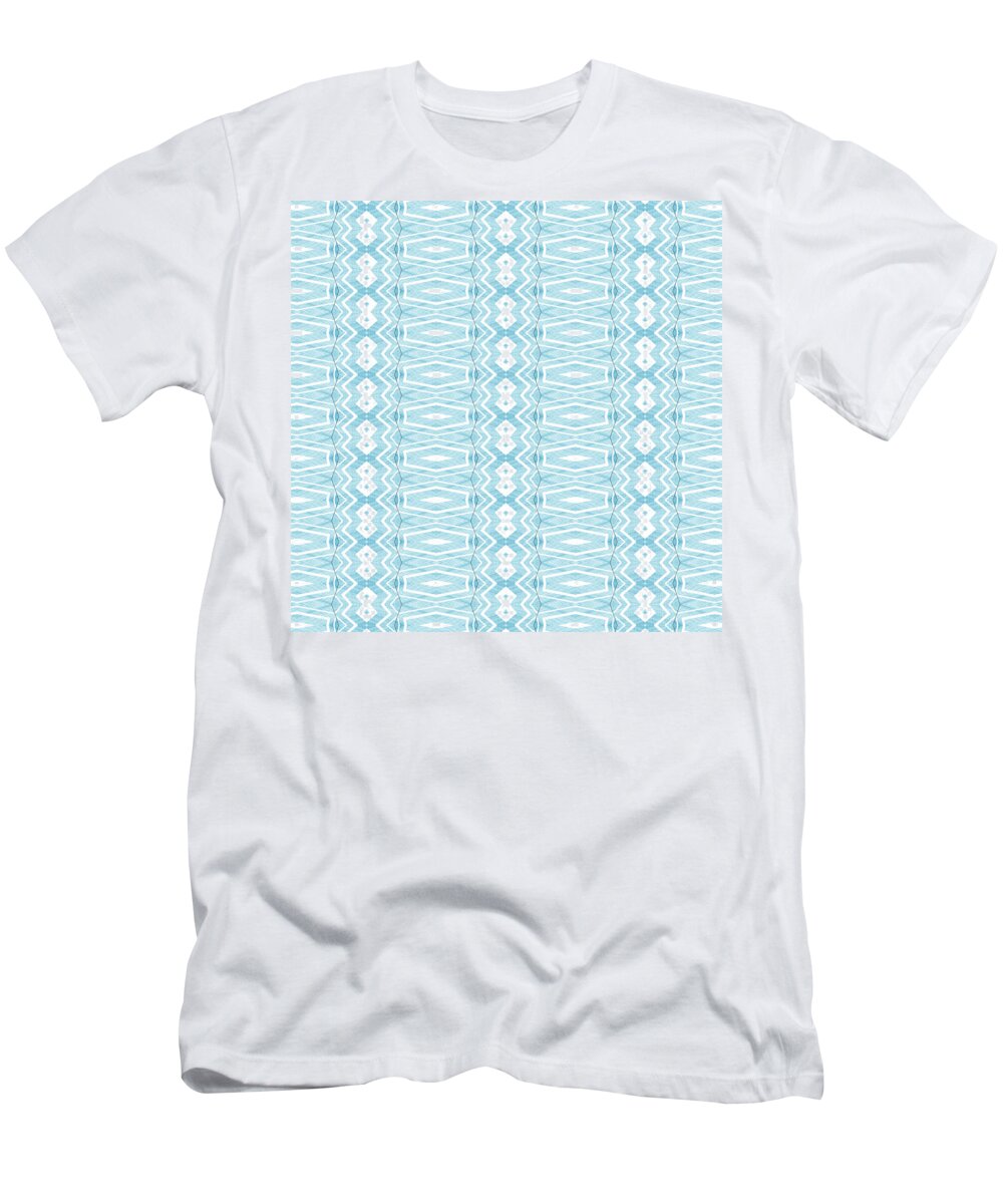 Symmetrical T-Shirt featuring the digital art Pattern 3 by Angie Tirado