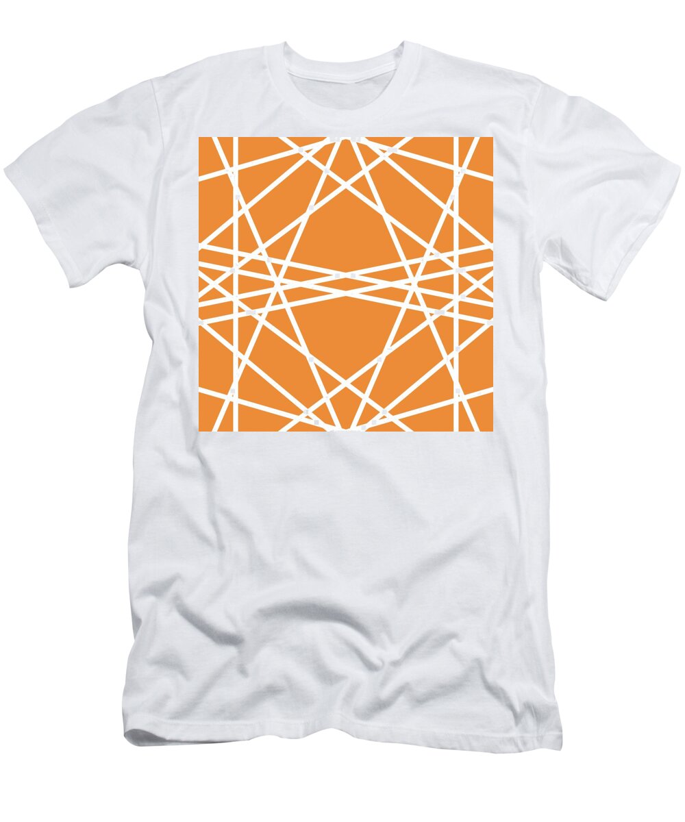 Symmetrical T-Shirt featuring the digital art Pattern 6 by Angie Tirado