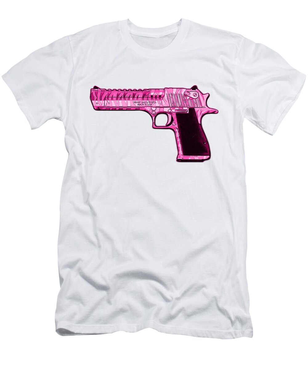 sandhed Vind Match Pink Desert Eagle T-Shirt by Erin Kiser - Pixels