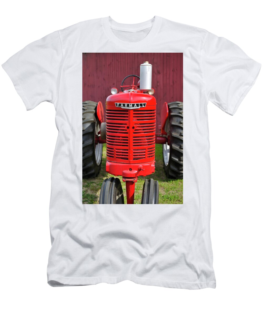 Tractor T-Shirt featuring the photograph Red Power by Luke Moore