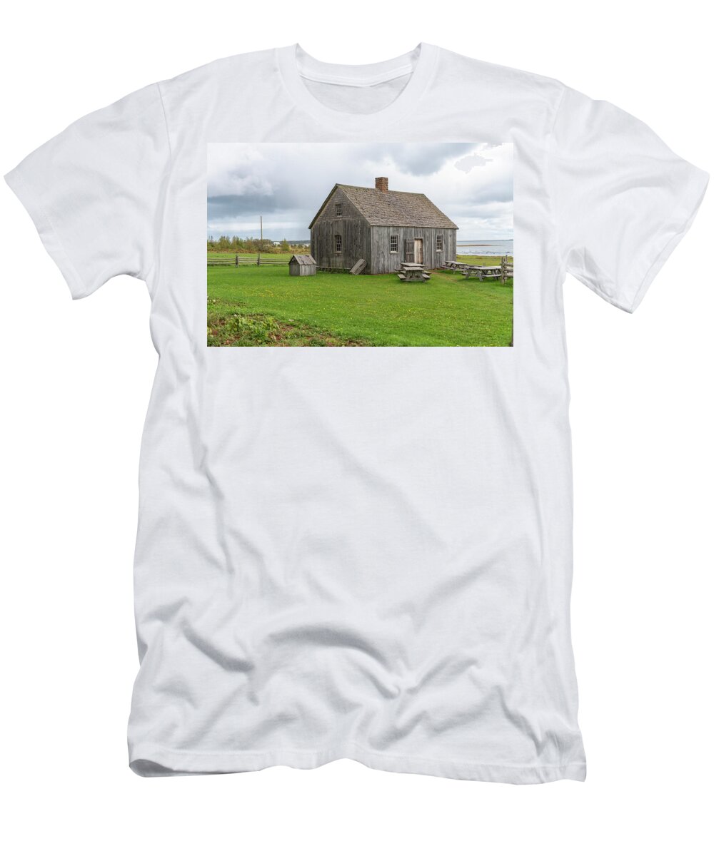 Rustico T-Shirt featuring the photograph Rustico, PEI by Bob Doucette
