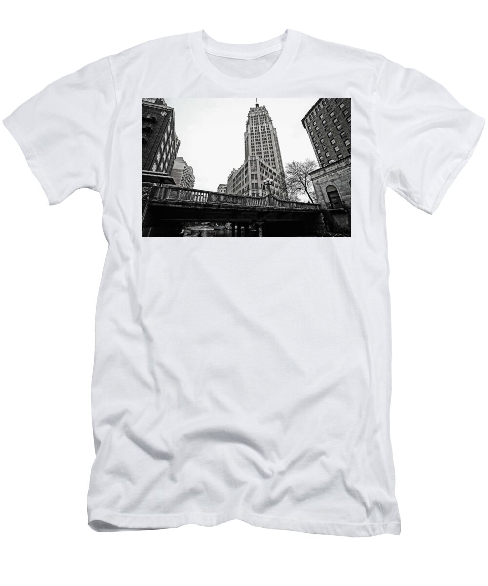 Architechture T-Shirt featuring the photograph San Antonio Architecture by George Taylor