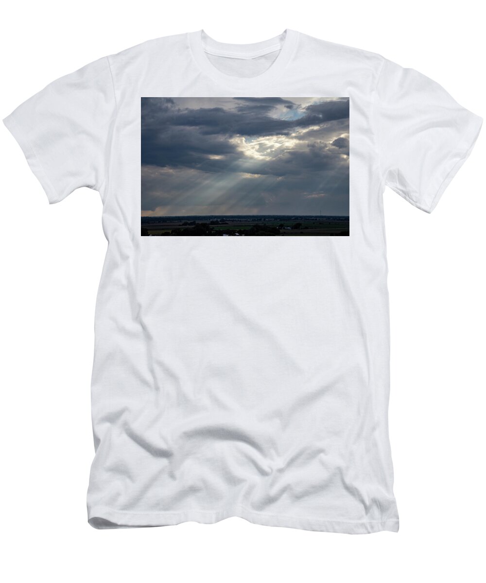 Nebraskasc T-Shirt featuring the photograph September Storm Chasing 026 by NebraskaSC