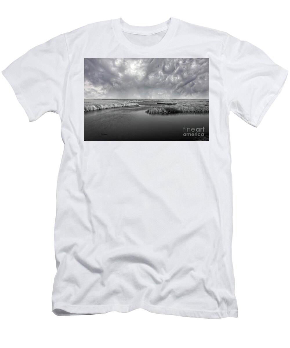 Landscape T-Shirt featuring the photograph Serenity Before The Storm by DB Hayes